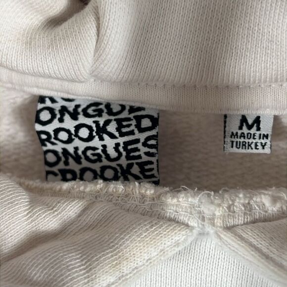 🔥🔥 CROOKED TONGUES Designer Graphic HOODIE SWEATSHIRT Unisex Size Medium - RAR - Picture 10 of 15